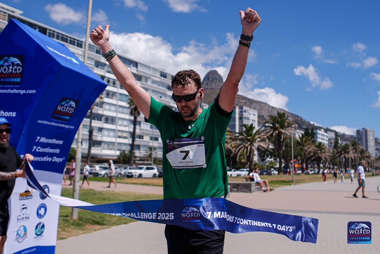 Southern Indiana man completes challenge of running 7 marathons on 7 continents in 7 days
